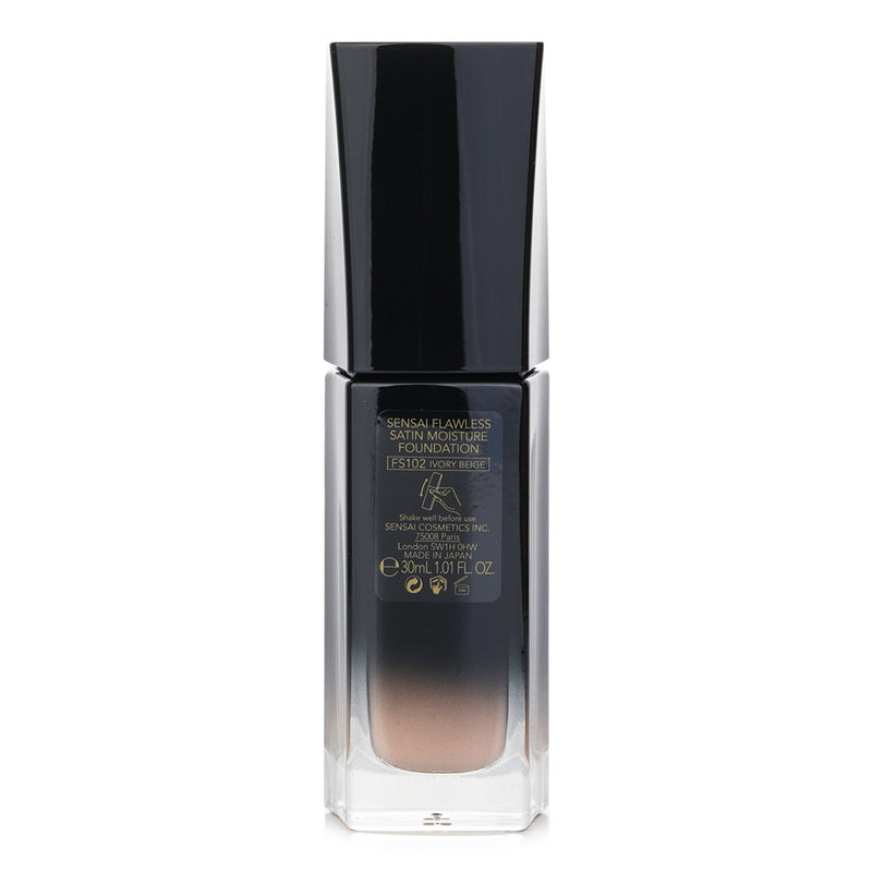 カネボウ  Sensai Flawless Satin Moisture Foundation SPF 25 - # FS102 Ivory Beige   30ml/1.01oz