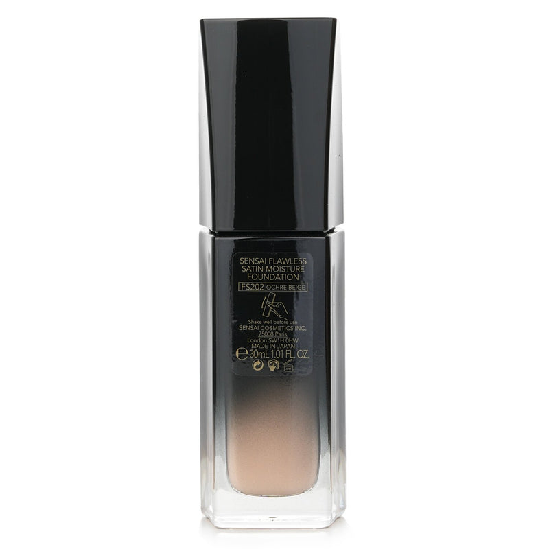 カネボウ  Sensai Flawless Satin Moisture Foundation SPF 25 - # FS202 Ochre Beige   30ml/1.01oz