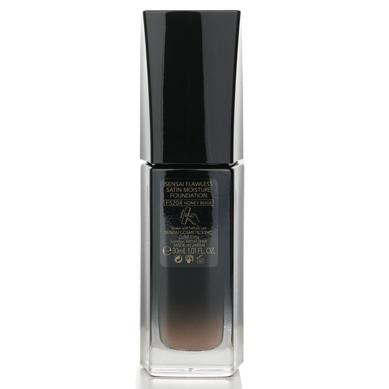 カネボウ  Sensai Flawless Satin Moisture Foundation SPF 25 - # FS204 Honey Beige   30ml/1.01oz