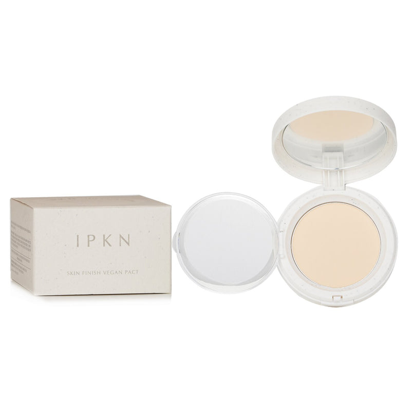 IPKN  Skin Finish Vegan Pact - # 21 Nude Beige   12g+12g Refill