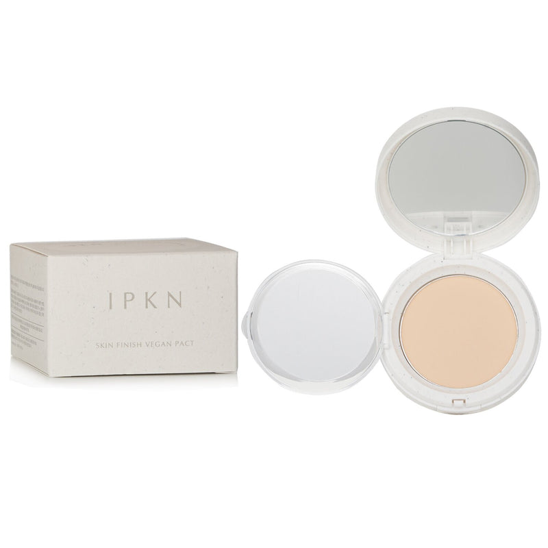 IPKN  Skin Finish Vegan Pact - # 23 Natural Beige   12g+12g Refill