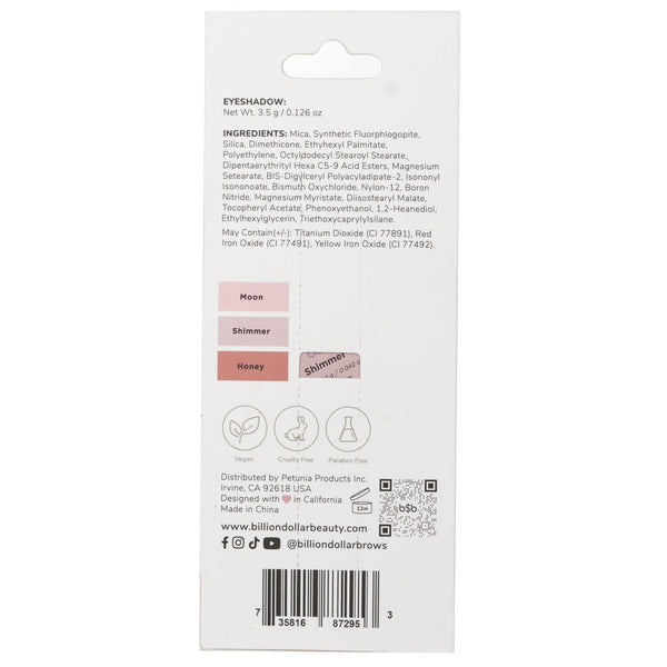 ビリオンダラーブロウズ  Eyeshadow Collection Trio - #Bright   3.5g/0.126oz