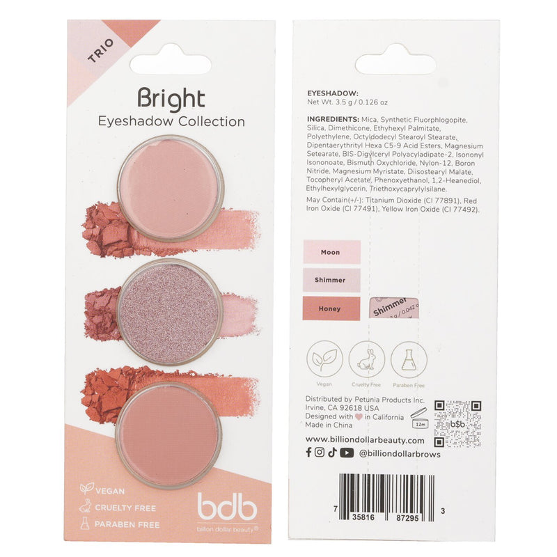 ビリオンダラーブロウズ  Eyeshadow Collection Trio - #Bright   3.5g/0.126oz