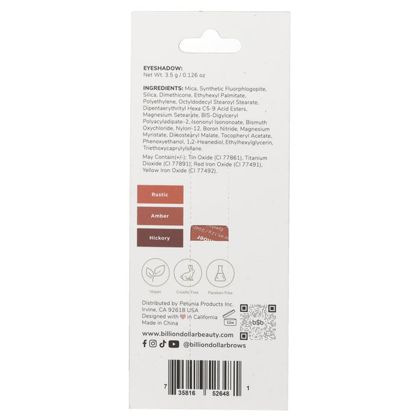 ビリオンダラーブロウズ  Eyeshadow Collection Trio - #Radiant   3.5g/0.126oz