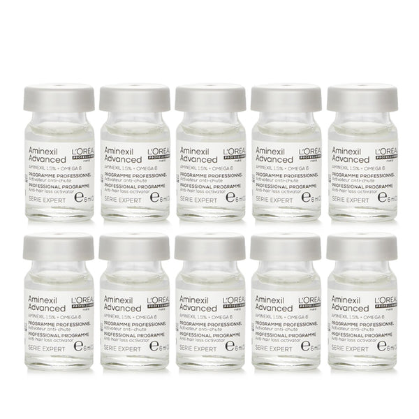 ロレアル  Serie Expert- Aminexil Advanced Anti-Hair Loss Professional Programme   10x6ml