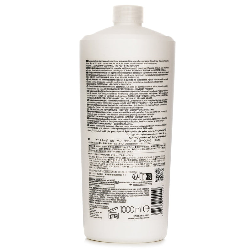 ケラスターゼ  Nutritive Bain Satin Hydrating Shampoo With Essential Nutriments (Dry Hair)   1000ml/34oz