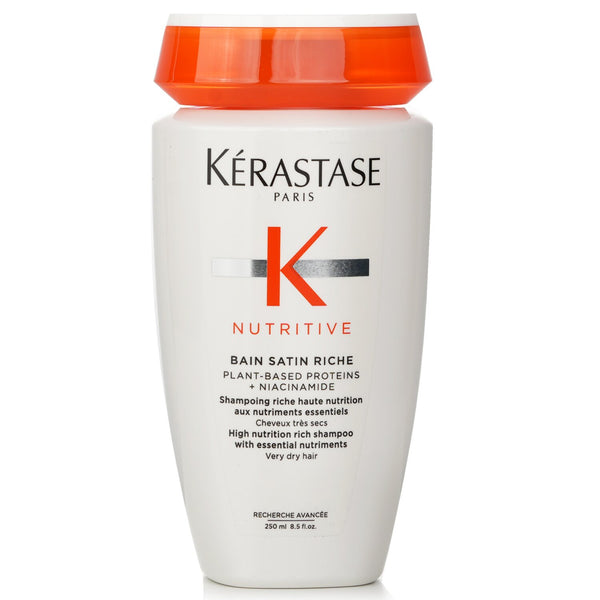 ケラスターゼ  Nutritive Bain Satin Riche High Nutrition Rich Shampoo With Essential Nutriments (Very Dry Hair)   250ml/8.5oz