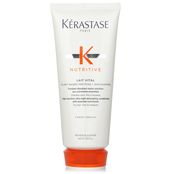 ケラスターゼ  Nutritive Lait Vital High Nutrition Ultra-Light Detangling Conditioner (Dry Hair, Fine to Medium)   200ml/6.8oz