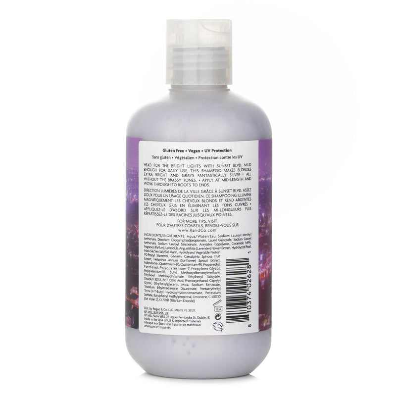 アールアンドシーオー  Sunset Blvd Daily Blonde Shampoo   241ml/8.5oz
