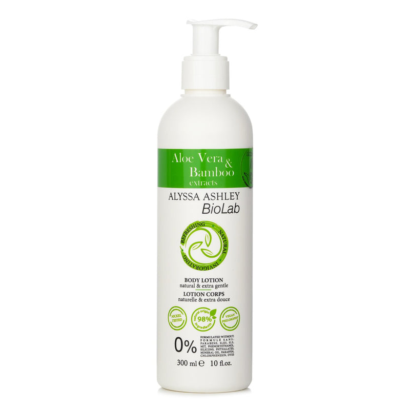 アリサアシュレー  Biolab Aloe Vera & Bamboo Body Lotion   300ml/10oz