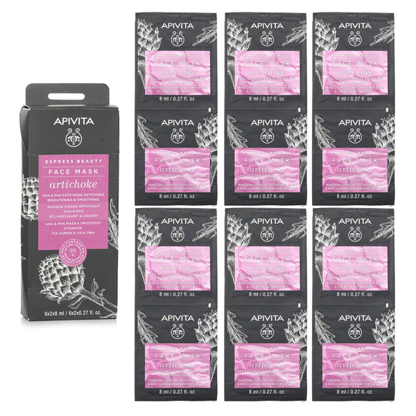 アピヴィータ  Express Beauty Face Mask With Artichoke AHA & PHA - Brightening & Smoothing   6x(2x8ml)