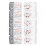 Clalen  Iris 1Day Alicia Brown -0.00   5pcs x 1 strip