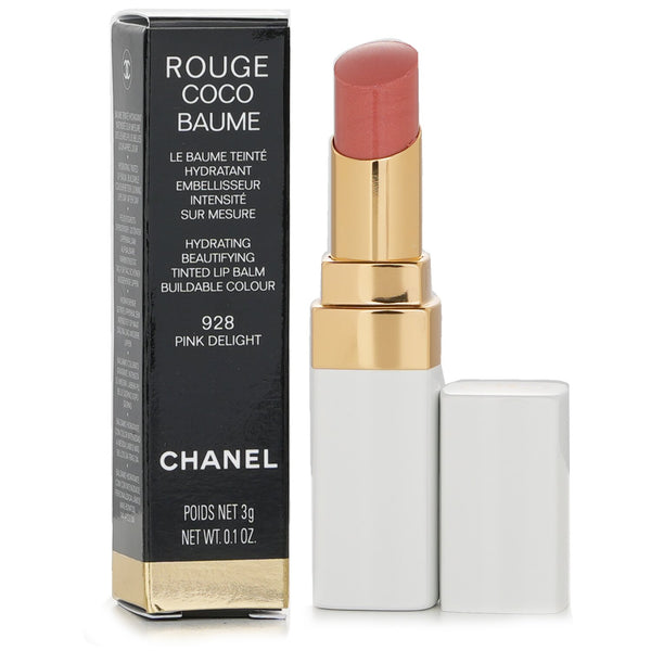 シャネル  Rouge Coco Baume Hydrating Beautifying Tinted Lip Balm - # 928 Pink Delight   3g/0.1oz