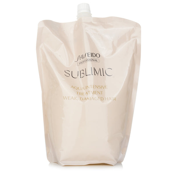 資生堂  Sublimic Aqua Intensive Treatment Refill (Weak, Damaged Hair)   1800g