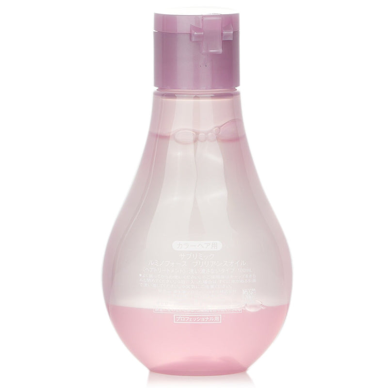 資生堂  Sublimic Luminoforce Brilliance Oil (Colored Hair)   100ml