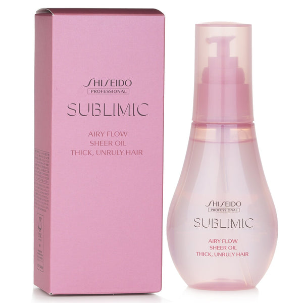資生堂  Sublimic Airy Flow Sheer Oil (Thick, Unruly Hair)   100ml