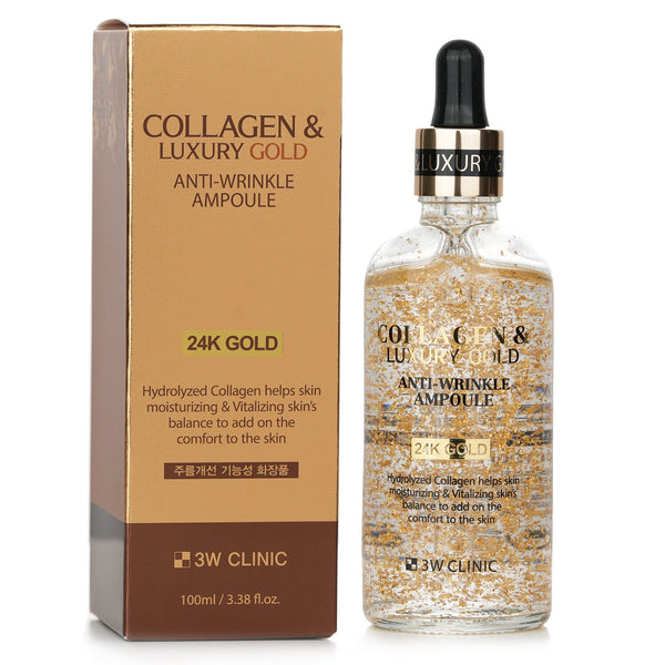 3Wクリニック  Collagen & Luxury Gold Anti-Wrinkle Ampoule   100ml/3.38oz