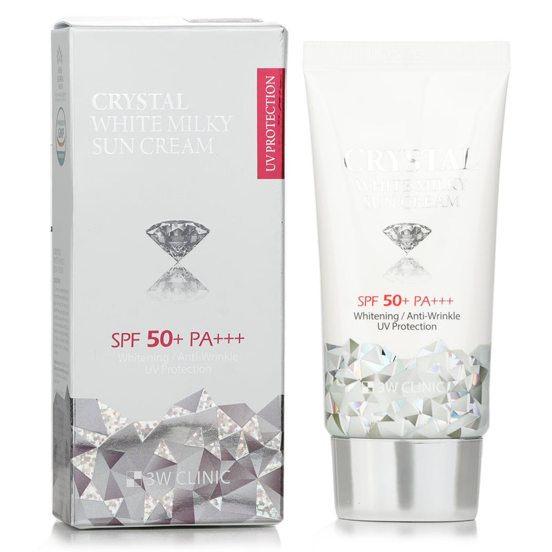 3Wクリニック  Crystal White Milky Sun Cream SPF 50+/PA+++   50ml