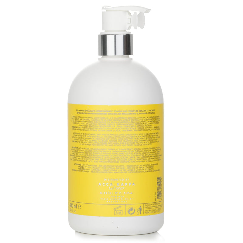 アッカカッパ  Green Mandarin Bath & Shower Gel   500ml/17oz