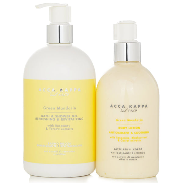 アッカカッパ  Green Mandarin Body Care Gift Set:   2pcs