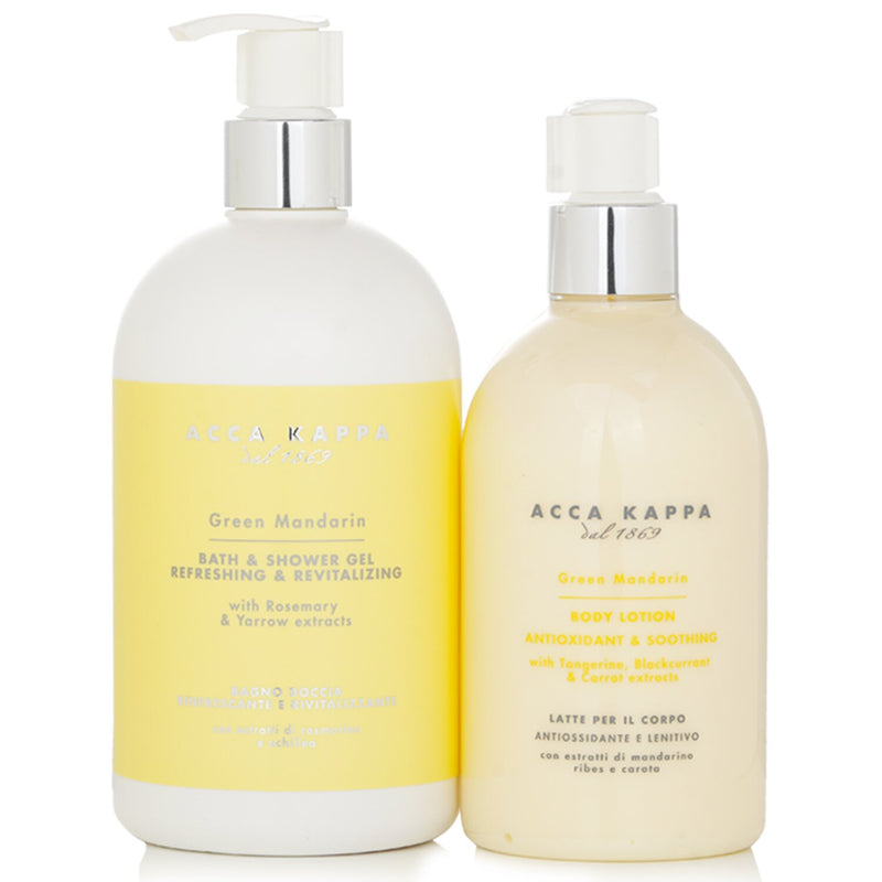 アッカカッパ  Green Mandarin Body Care Gift Set:   2pcs