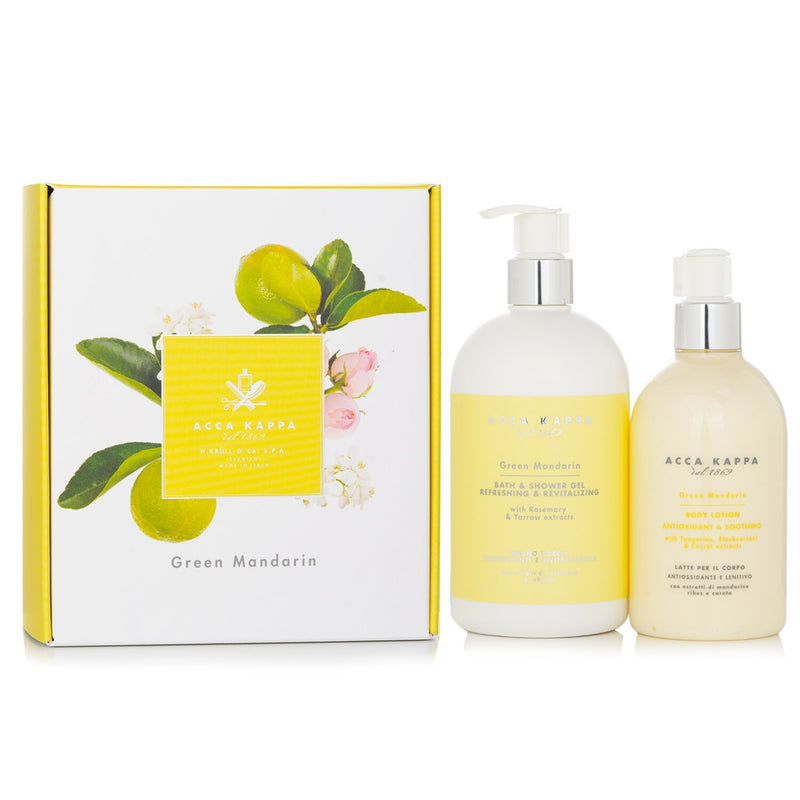 アッカカッパ  Green Mandarin Body Care Gift Set:   2pcs