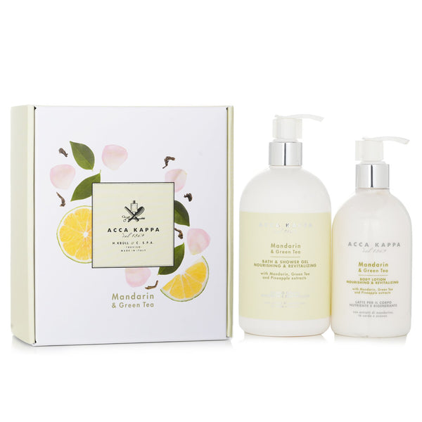 アッカカッパ  Mandarin & Green Tea Body Care Gift Set:   2pcs