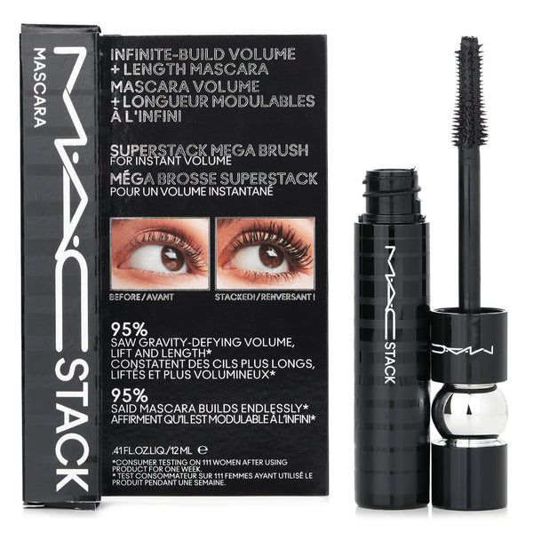 マック  Stack Mascara - # Black   12ml/0.41oz