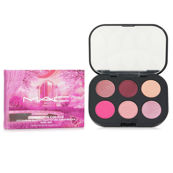 マック  Connect In Colour Eye Shadow (6x Eyeshadow) Palette - # Rose Lens   6.25g/0.22oz