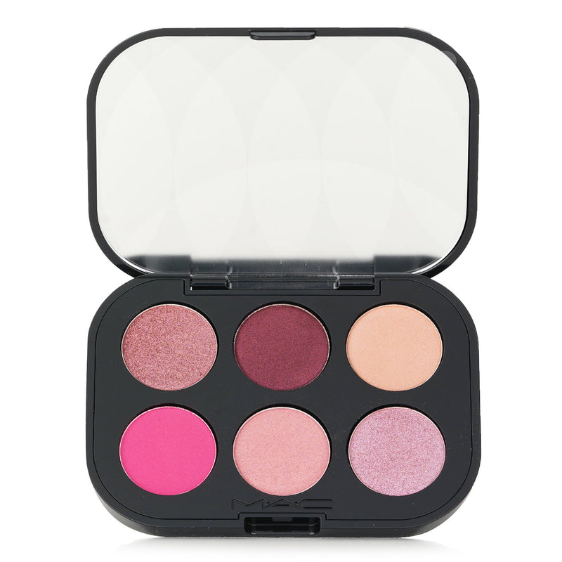 マック  Connect In Colour Eye Shadow (6x Eyeshadow) Palette - # Rose Lens   6.25g/0.22oz