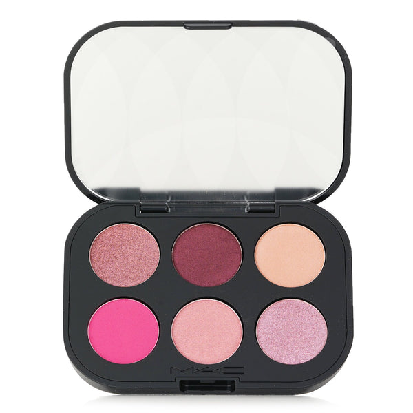 マック  Connect In Colour Eye Shadow (6x Eyeshadow) Palette - # Rose Lens   6.25g/0.22oz