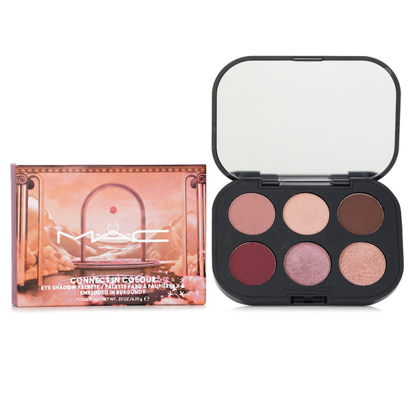 マック  Connect In Colour Eye Shadow Palette (6x Eyeshadow) - # Embedded In Burgundy   6.25g/0.22oz