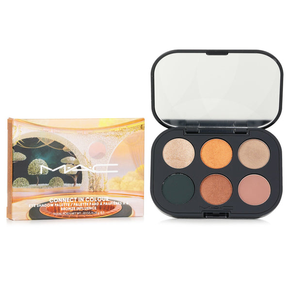 マック  Connect In Colour Eye Shadow (6x Eyeshadow) Palette - # Bronze Influence   6.25g/0.22oz