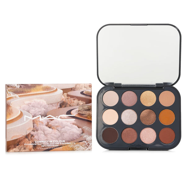 マック  Connect In Colour Eye Shadow (12x Eyeshadow) Palette - # Unfiltered Nudes   12.2g/0.43oz