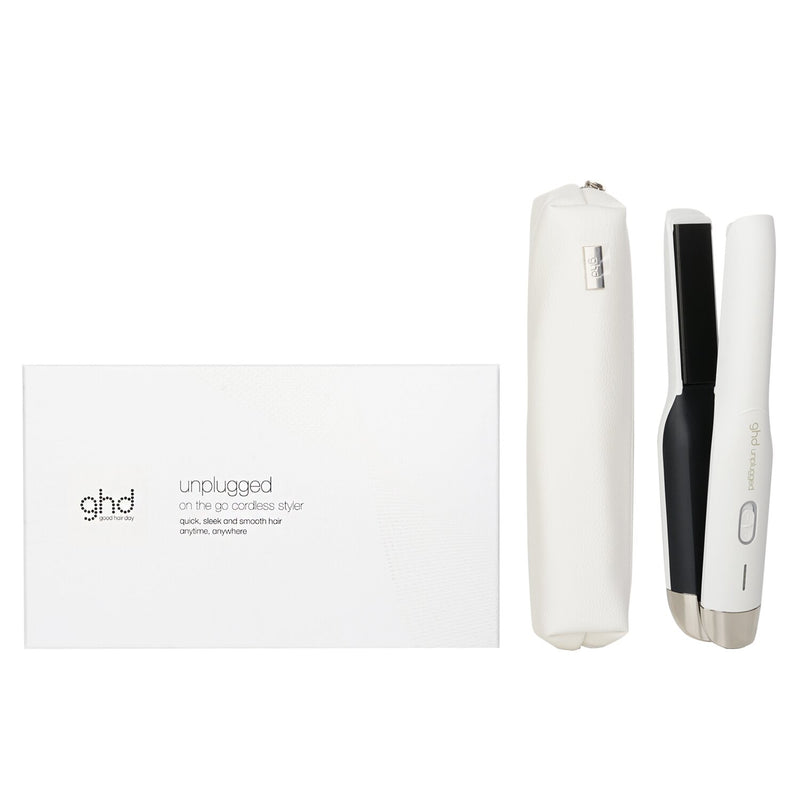 GHD  Unplugged On The Go Cordless Styler - # White   1pc