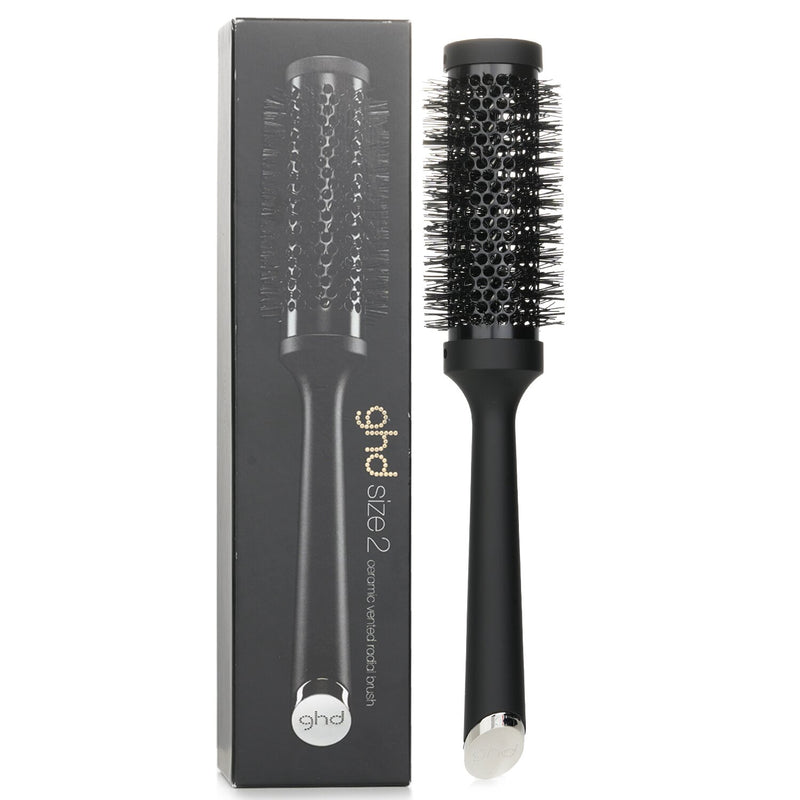 GHD  Ceramic Vented Radial Brush Size 2 (35mm Barrel) Hair Brushes - # Black   1pc
