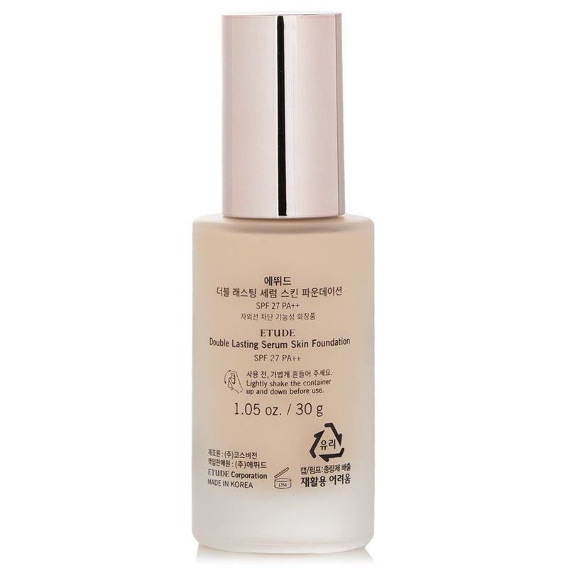エチュードハウス  Double Lasting Serum Skin Foundation SPF 27 - # 19N1 Vanilla   30g/1.05oz