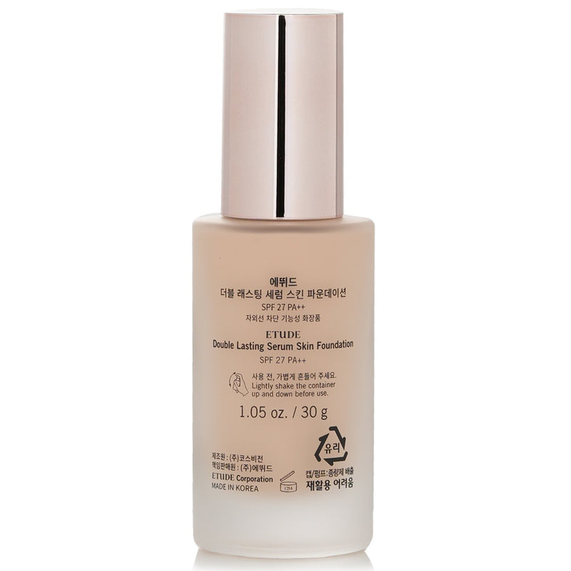 エチュードハウス  Double Lasting Serum Skin Foundation SPF 27 - # 21C1 Petal   30g/1.05oz