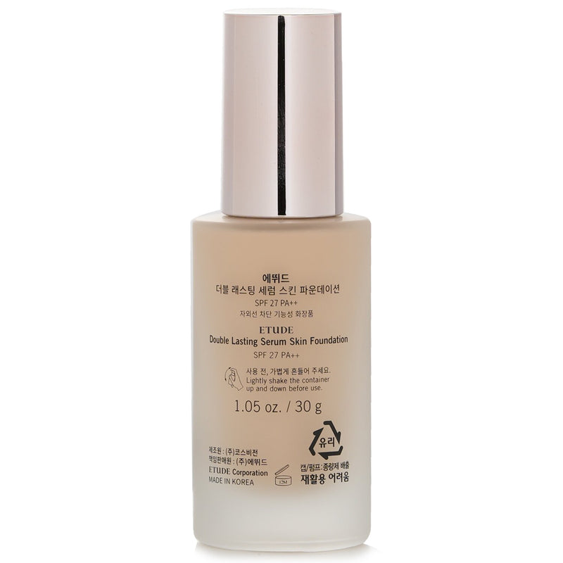 エチュードハウス  Double Lasting Serum Skin Foundation SPF 27 - # 21N1 Neutral Beige   30g/1.05oz