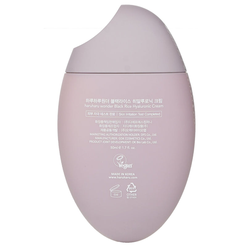 Haruharu Wonder  Black Rice Hyaluronic Cream   50ml/1.7oz