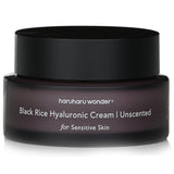 Haruharu Wonder  Black Rice Hyaluronic Cream (Unscented)   50ml/1.7oz