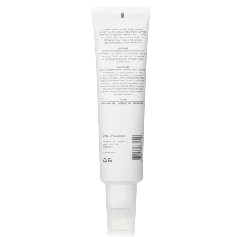 Better Not Younger  New Dawn Activated Charcoal Scalp Cleanser   150ml/5oz