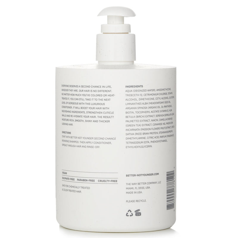 Better Not Younger  Second Chance Repairing Conditioner For Dry Or Damaged Hair   473ml/16oz