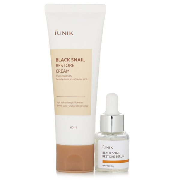 iUNIK  Black Snail Edition Skin Care Set   2pcs