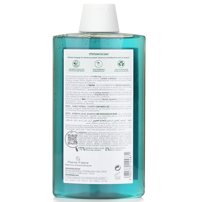 クロラーヌ  Shampoo With Organic Mint (Detox Normal Hair)   400ml/13.5oz