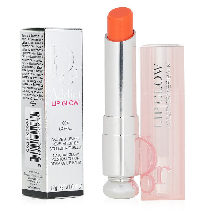 ディオール  Dior Addict Lip Glow Reviving Lip Balm - #004 Coral (With box from Seasonal Set)   3.2g/0.11oz