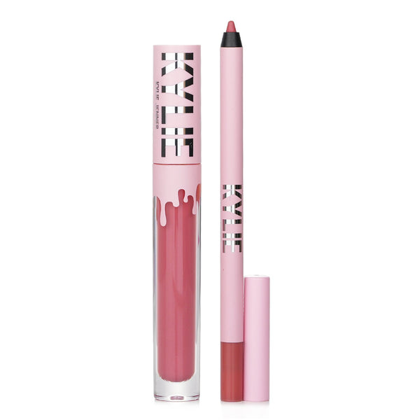 カイリー・バイ・カイリー・ジェンナー  Matte Lip Kit: Matte Liquid Lipstick 3ml + Lip Liner 1.1g - # 302 Snow Way Bae   2pcs