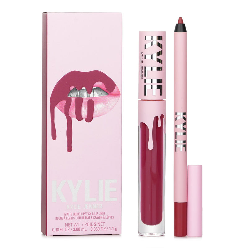 カイリー・バイ・カイリー・ジェンナー  Matte Lip Kit: Matte Liquid Lipstick 3ml + Lip Liner 1.1g - # 103 Better Not Pout   2pcs