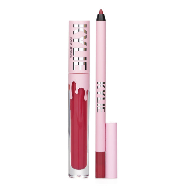 カイリー・バイ・カイリー・ジェンナー  Matte Lip Kit: Matte Liquid Lipstick 3ml + Lip Liner 1.1g - # 401 Victoria   2pcs