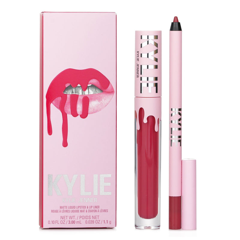 カイリー・バイ・カイリー・ジェンナー  Matte Lip Kit: Matte Liquid Lipstick 3ml + Lip Liner 1.1g - # 401 Victoria   2pcs